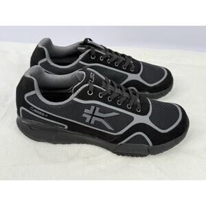 Kuru Mens Size 10 M Carrera Training Running Sneakers Black Gray 101614 NEW